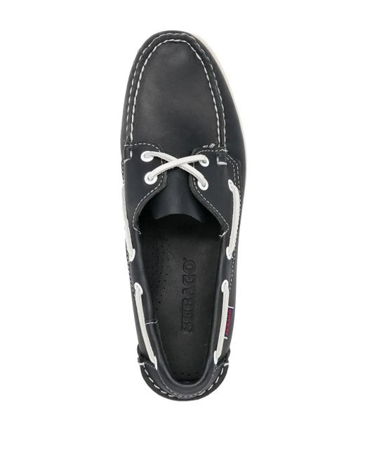 Sebago Blue Docksides Portland Boat Shoes for men