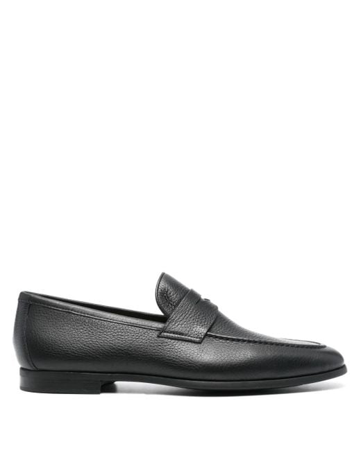 メンズ Magnanni Shoes Diezma Ii レザーローファー Black