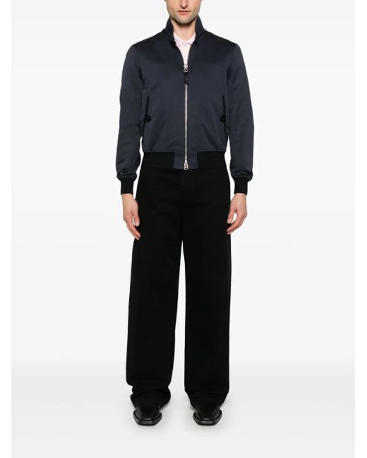 Tom Ford Blue Harrington Jacket for men