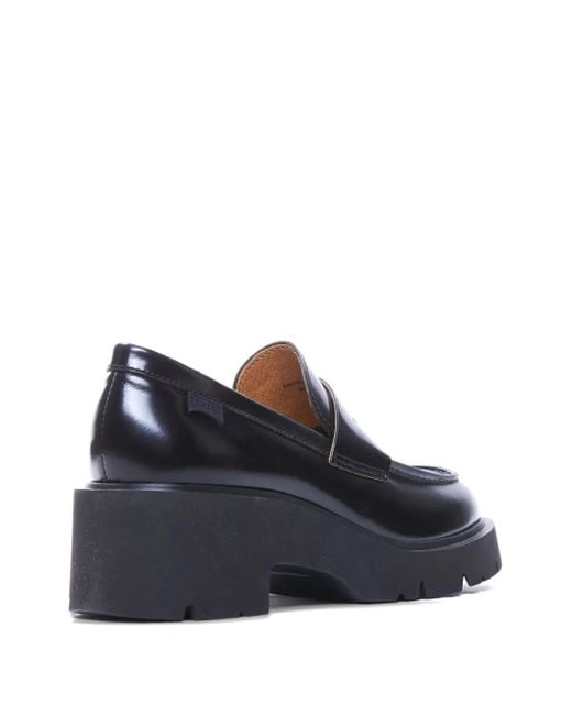 Camper Blue 55Mm Milah Leather Platform Loafers