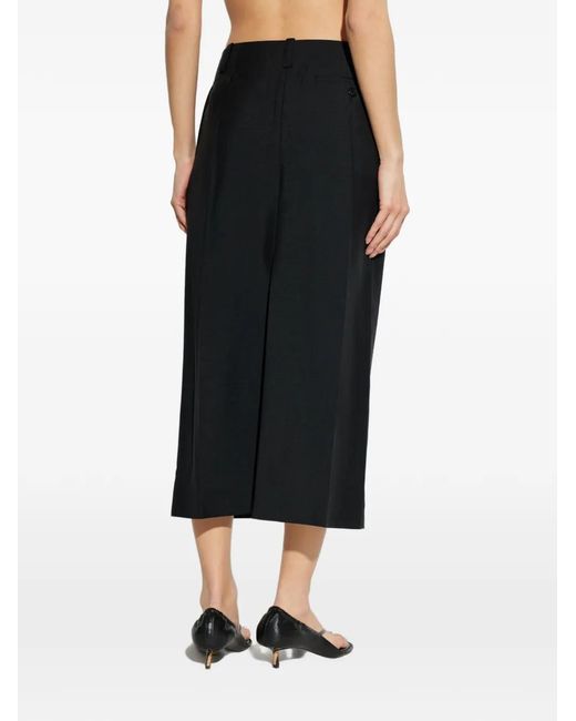 Givenchy Black Slit Skirt