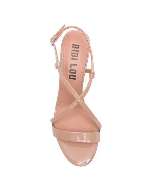 Bibi Lou Pink Strappy Sandals