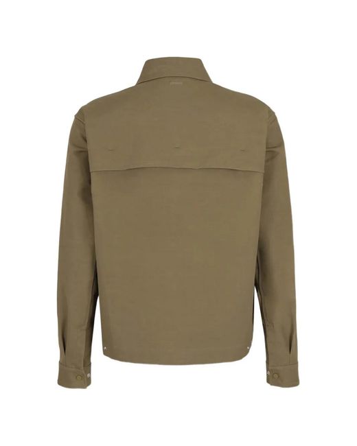 Laminar Green Button Chest-Pocket Jacket for men