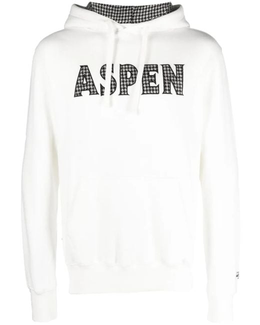 Mc2 Saint Barth Aspen Hoodie Met Trekkoord in het White voor heren