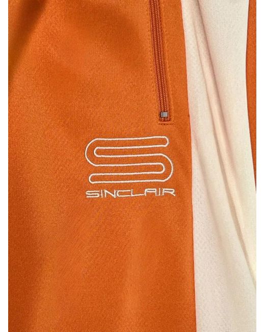 Sinclair Orange Pantalon De Jogging Tech Logo for men