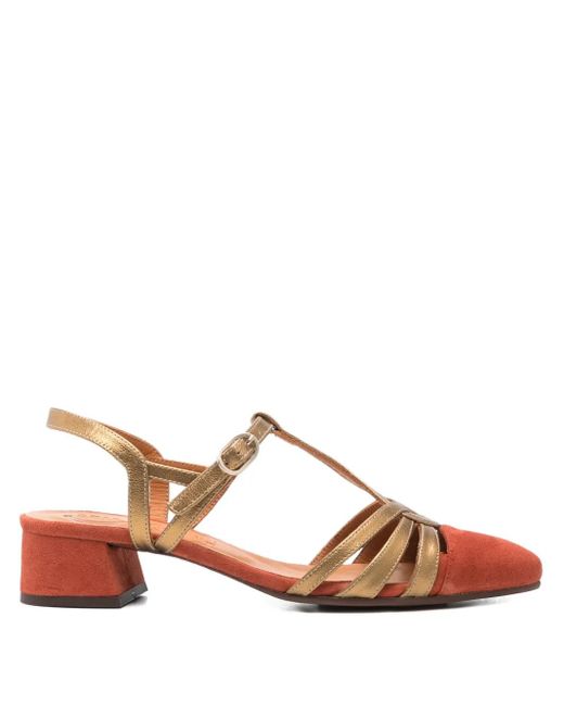 Pumps Con Cinturino A T E Tacco 40Mm di Chie Mihara in Brown