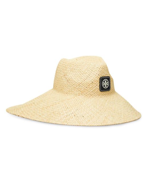 Tory Burch Natural Wide Brim Hat