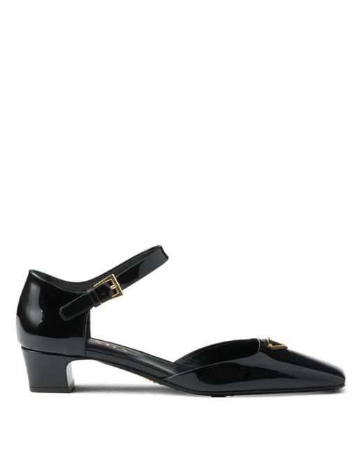 Prada Black Patent Leather Pumps
