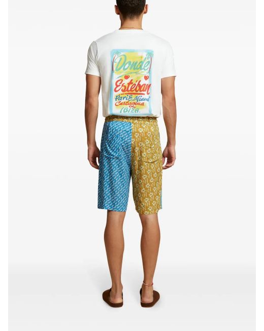 Donde Esteban Blue Estrellitas Shorts