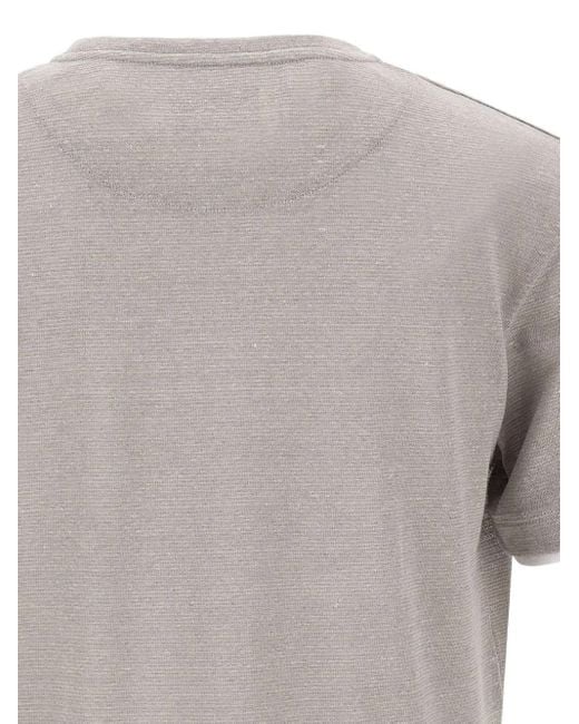 Bob Gray Linen-Cotton Blend T-Shirt for men