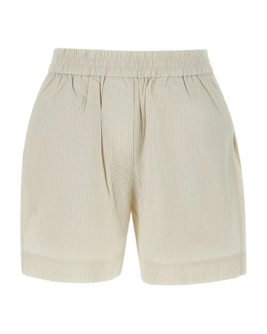 Herskind Gestreepte Shorts in het White