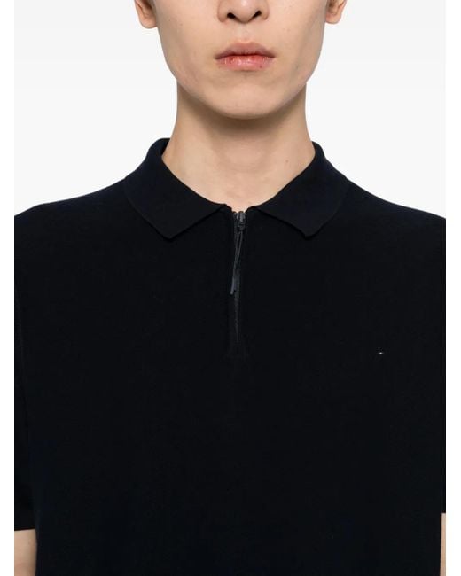 Boss Black Zip-Fastening Polo Shirt for men