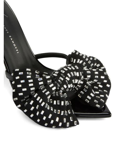 Giuseppe Zanotti Black Intriigo Alexandrine Sandals