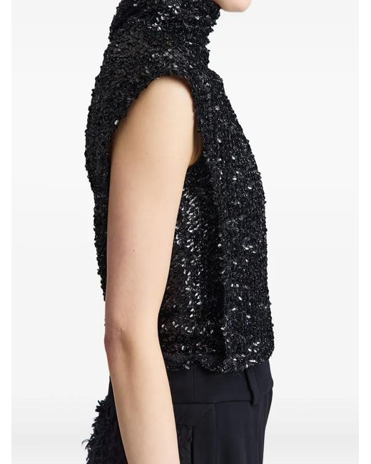 16Arlington Ovica Tanktop Met Pailletten in het Black