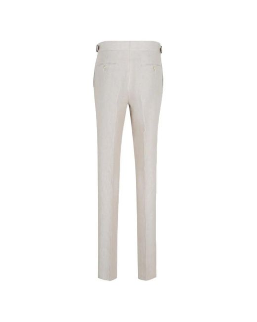 Atelier Munro White Slim Notched Suit for men