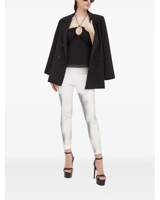 Morgan Black Chain-Link Halterneck Top