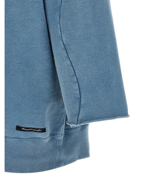 Undercover Blue Slogan-Print Sweatshirt for men
