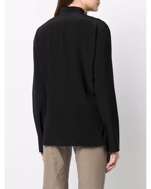 Joseph Blouse Met Striksluiting in het Black
