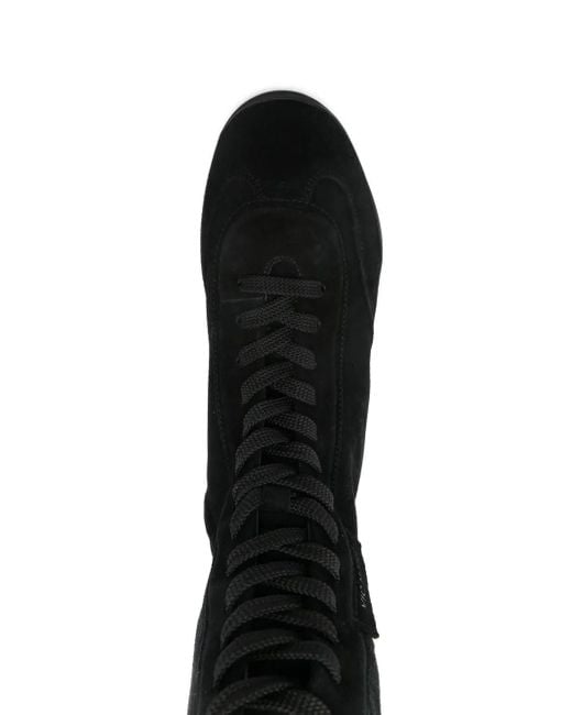 Botas de ante con cordones Vic Matié de color Black