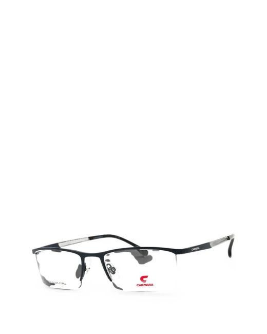 Carrera White Rectangle-Frame Glasses for men