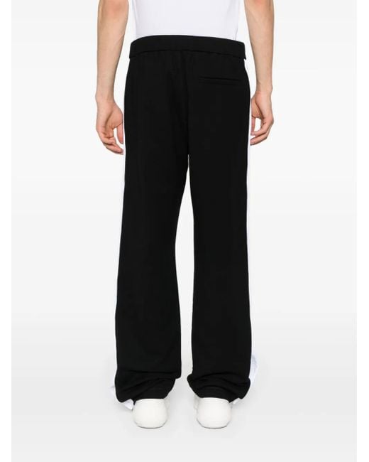 DSquared² Black Burbs Logo-Tape Track Pants for men