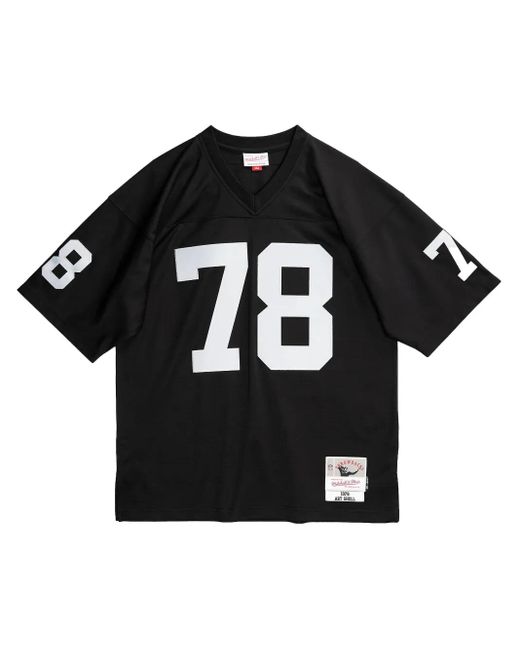 メンズ Mitchell & Ness Gridiron Classics Oakland Raiders 1976 Art Shell レガシー ジャージ Black