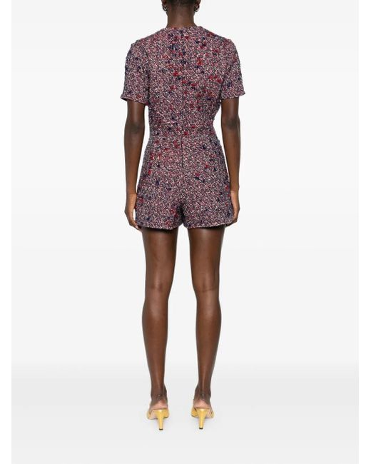 Mono Corto Con Botones Gucci de color Purple