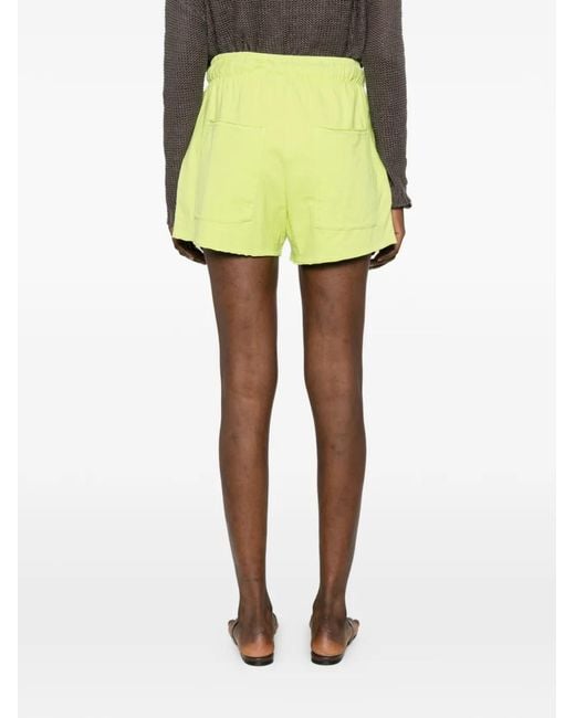 Osklen Yellow Drawstring Shorts