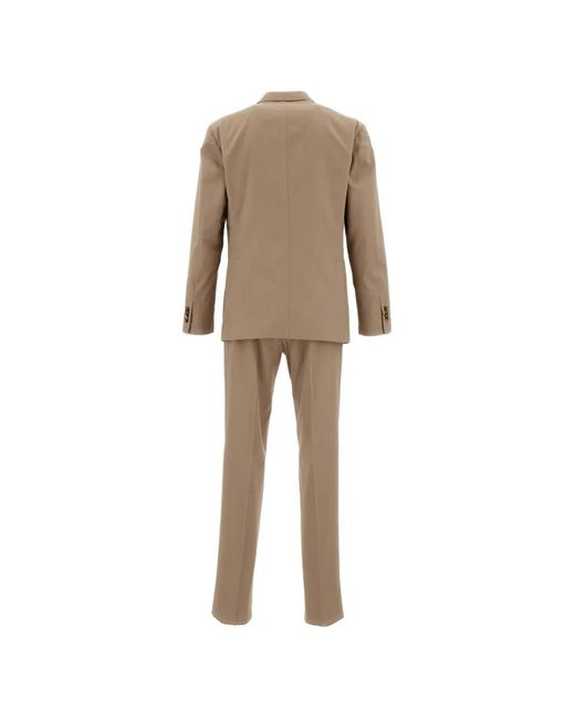Boglioli Natural Single-Breasted Patch-Pocket Suit for men