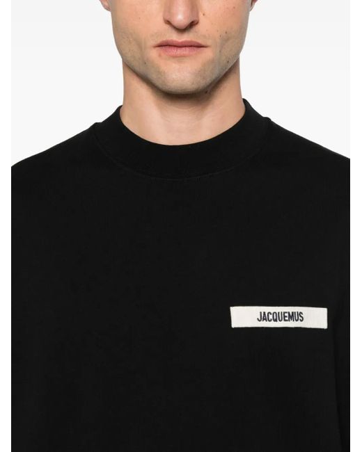 Jacquemus Le Sweatshirt Gros Grain スウェットシャツ Black