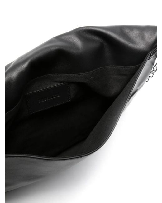 Zadig & Voltaire Black Large Rock Eternal Clutch Bag
