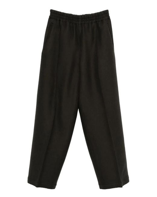 AMI Broek Met Elastische Taille in het Black voor heren