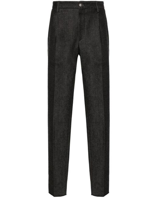 Pantalon de costume chiné Joel Tagliatore pour homme en coloris Black