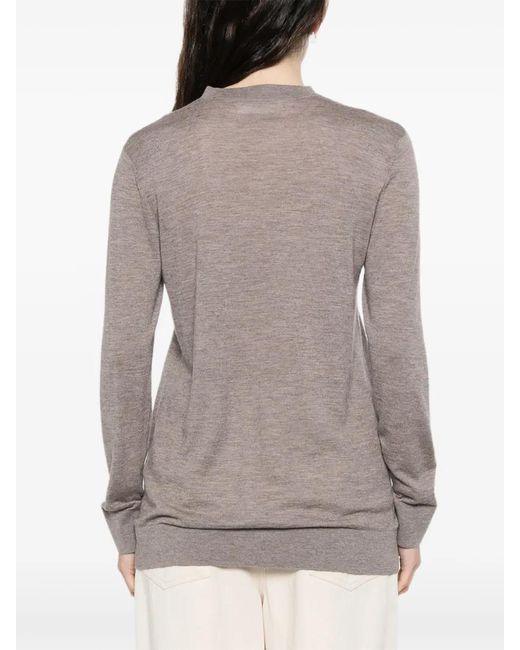 Lisa Yang Gray Adeline Pocket Cardigan