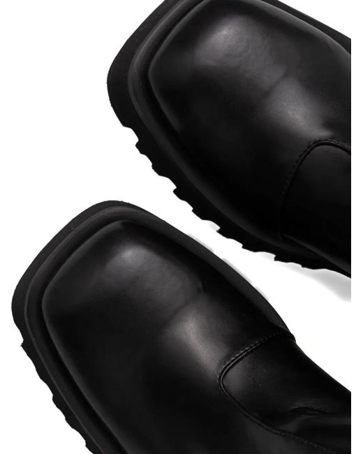 Fiorucci Black Buckle Strap Boots