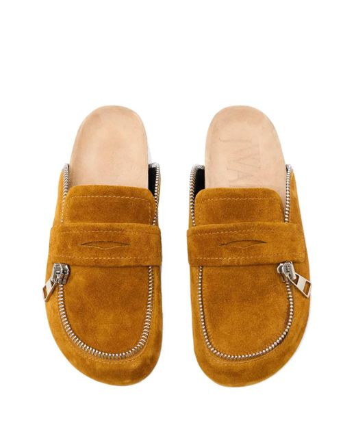 J.W. Anderson Brown Mules Aus Wildleder