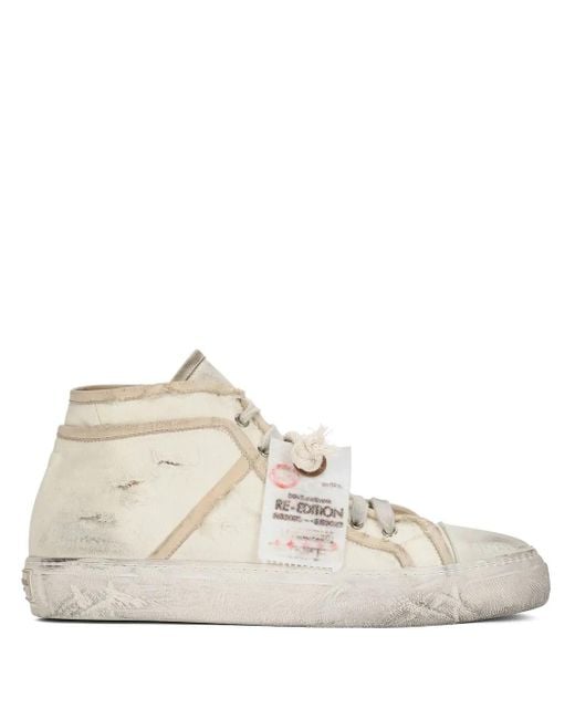Dolce & Gabbana Natural Fabric Vintage Mid-top Sneakers for men