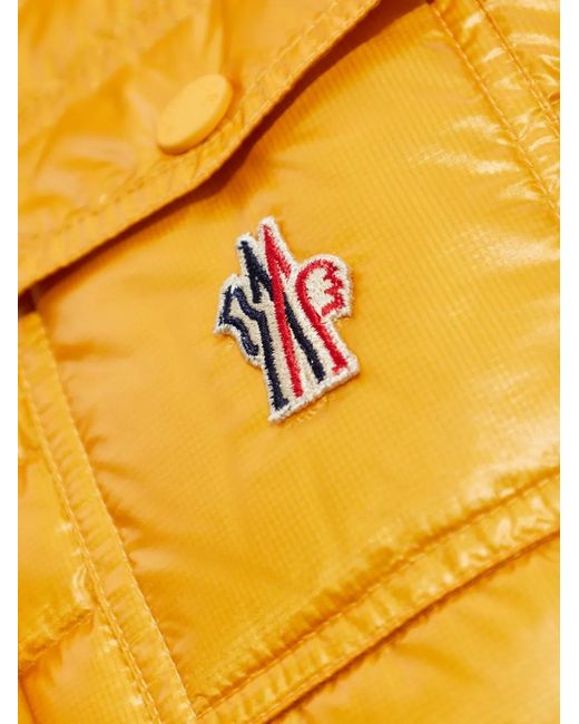 Moncler Yellow Doudoune Sans Manches Day-Namic