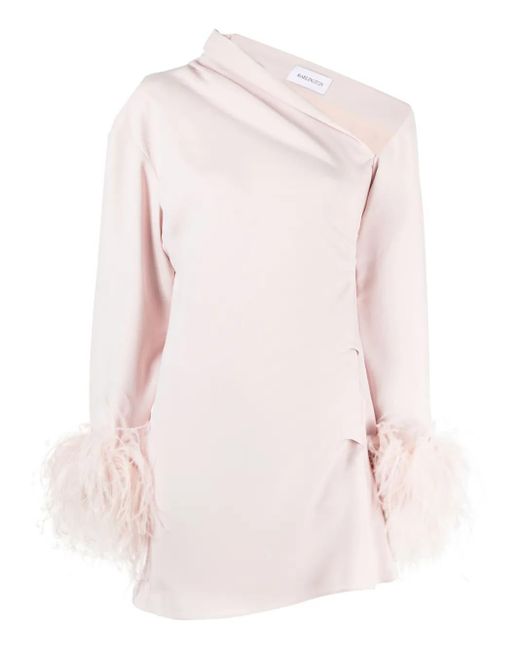 16Arlington Adelaide フェザーカフス ドレス Pink