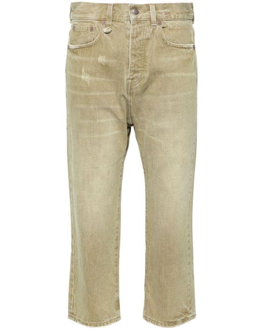 R13 Natural Low-rise Cropped Jeans