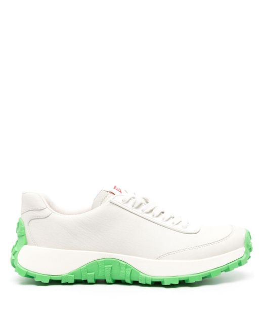 Camper Green Drift Trail Leather Sneakers