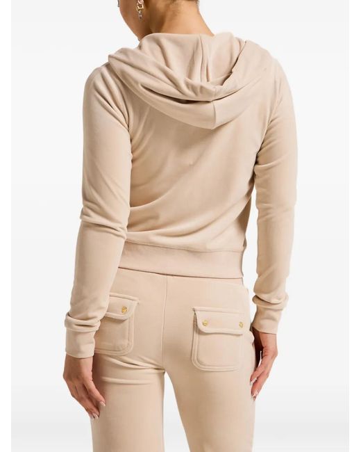 Juicy Couture Natural Robertson Velour Hoodie
