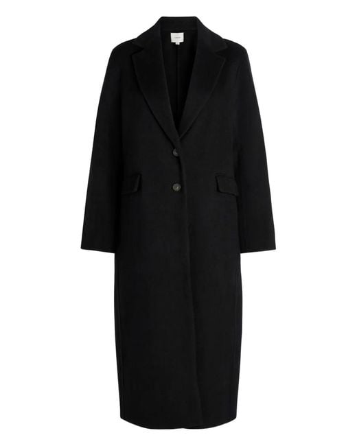 Abrigo Con Botones Vince de color Black
