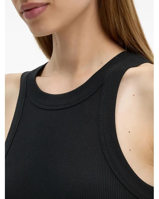 Ba&sh Black Cynda Round-Neck Top