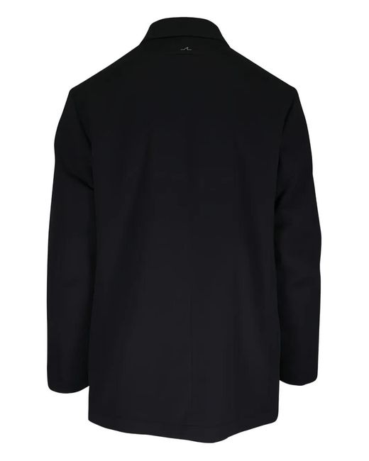 Paul & Shark Black Cashmere Coat for men