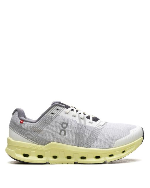 On Shoes White Cloudgo "frost/hey" Sneakers for men