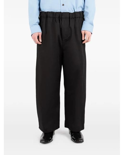 Societe Anonyme Black Chiba Elasticated-Waist Trousers
