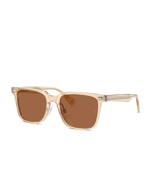 Oliver Peoples Brown Mr. Federer Ii Square-Frame Sunglasses for men