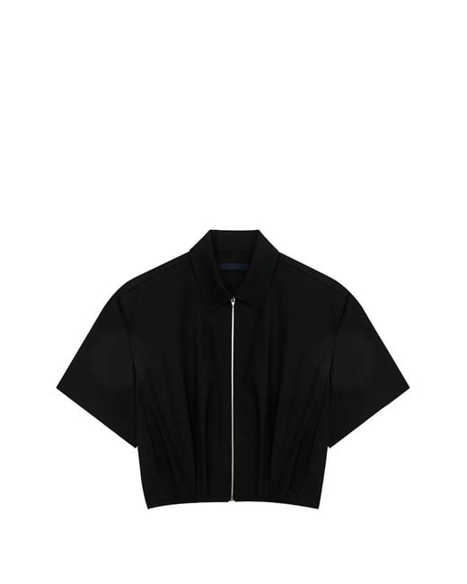 Camicia Con Zip di Juun.J in Black
