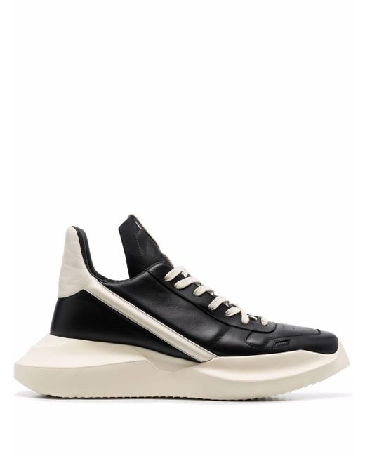 Rick Owens Geo Geth Runners High-Top-Sneakers in Schwarz für Herren